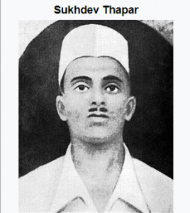 Sukhdev Thapar (1907–1931): Revolutionary Freedom Fighter