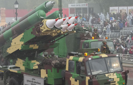 Private Sector Conducts First Precision Trials of Indigenous 'Suryastra' Rocket System