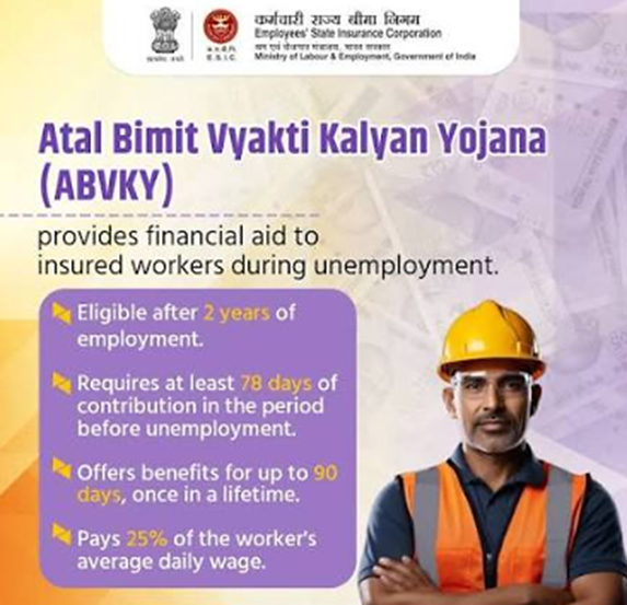 What is Atal Beemit Vyakti Kalyan Yojana (ABVKY)?