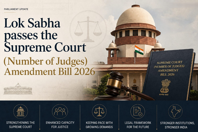 Supreme Court (Number of Judges) Amendment Bill, 2026: Enhancing the Capacity of India's Apex Judiciary
