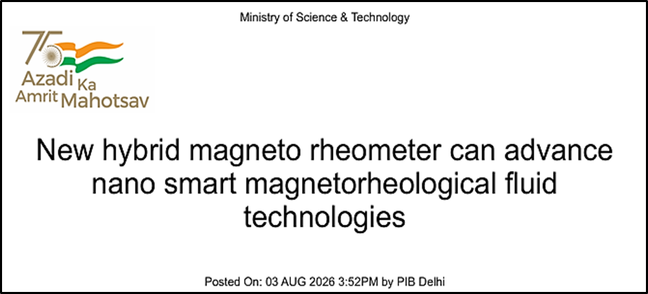 IIT Patna Develops Hybrid Magneto-Rheometer for Smart MR Fluids