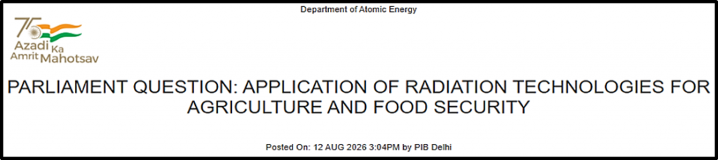 Radiation Technologies Boost Crop Breeding and Food Security