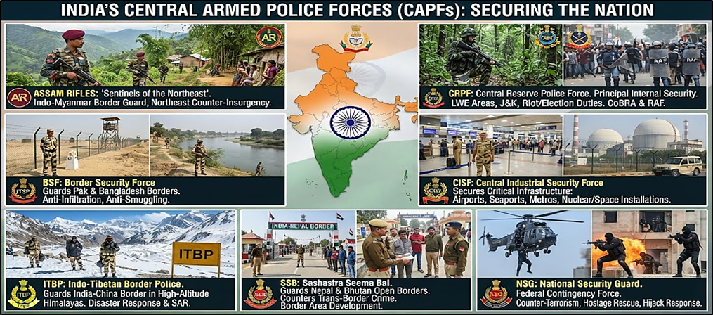What are the Central Armed Police Forces (CAPFs)?