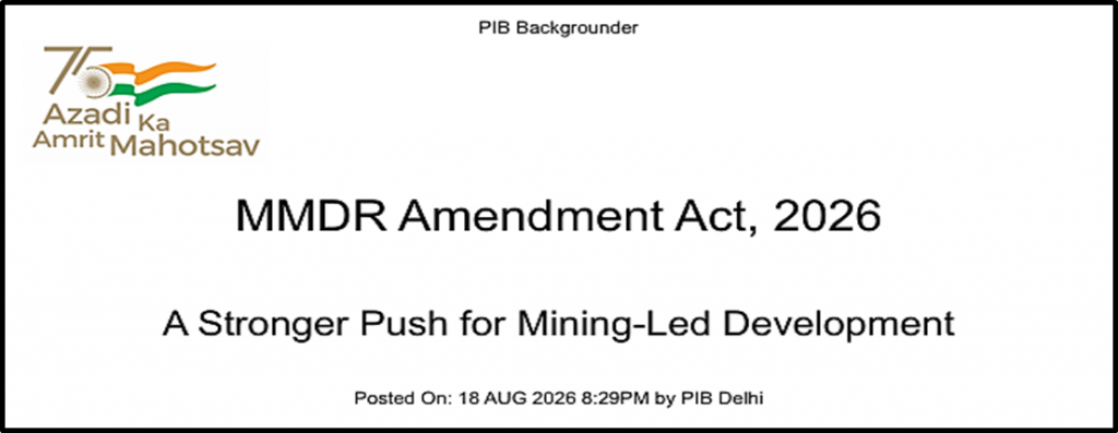Centre Curbs States' Power to Tax Minerals