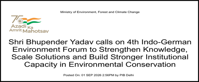 India, Germany Sign Wetlands Declaration