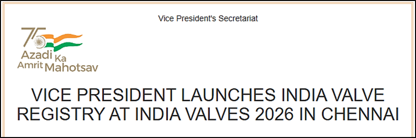India Valve Registry