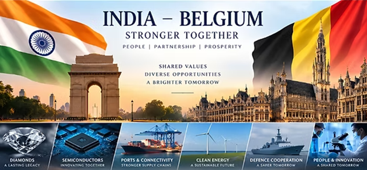 INDIA–BELGIUM: From Diamond Trade to Defence, Technology and Strategic Partnership