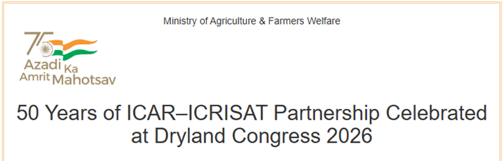 50 Years of ICAR–ICRISAT Partnership