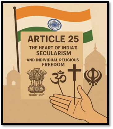 What is Article 25 of the Indian Constitution?