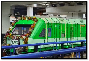 India’s First LNG-Powered Train
