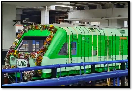 India’s First LNG-Powered Train