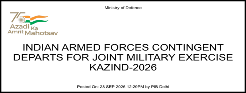 EXERCISE KAZIND-2026