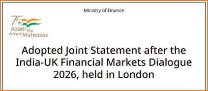 India-UK Financial Markets Dialogue 2026