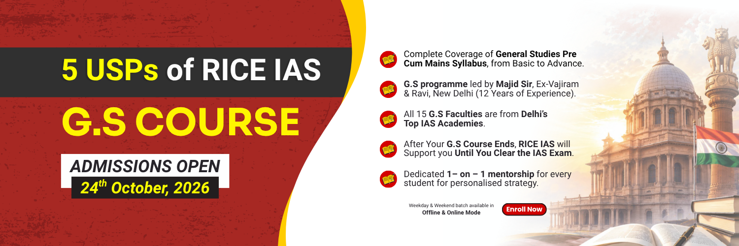 IAS G.S Foundation Batch – 5th October 2026, Admissions Open
