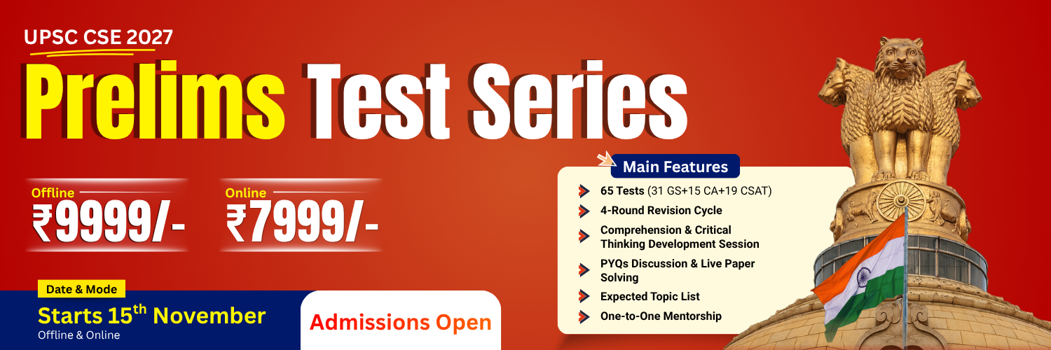 IAS G.S Foundation Batch – 5th October 2026, Admissions Open
