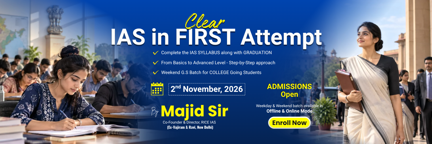 IAS G.S Foundation Batch – 5th October 2026, Admissions Open