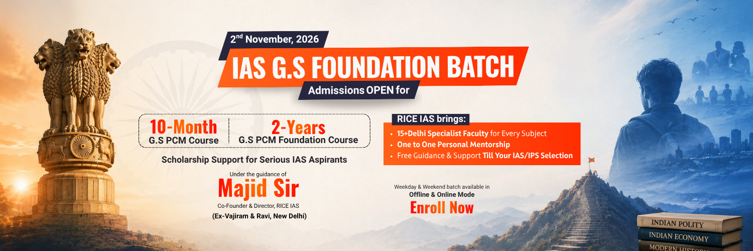 IAS G.S Foundation Batch – 5th October 2026, Admissions Open