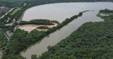What are Sukhna Wetland and Sauj Jheel?