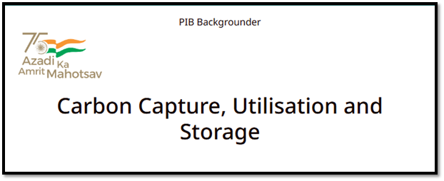 Carbon Capture, Utilisation and Storage (CCUS)
